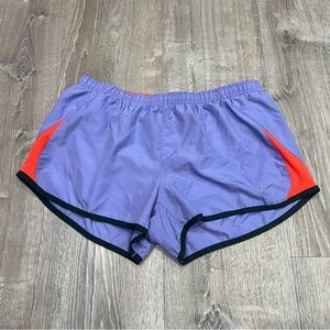 Nike women Running sport gym athletic Shorts Purples Red orange size Large